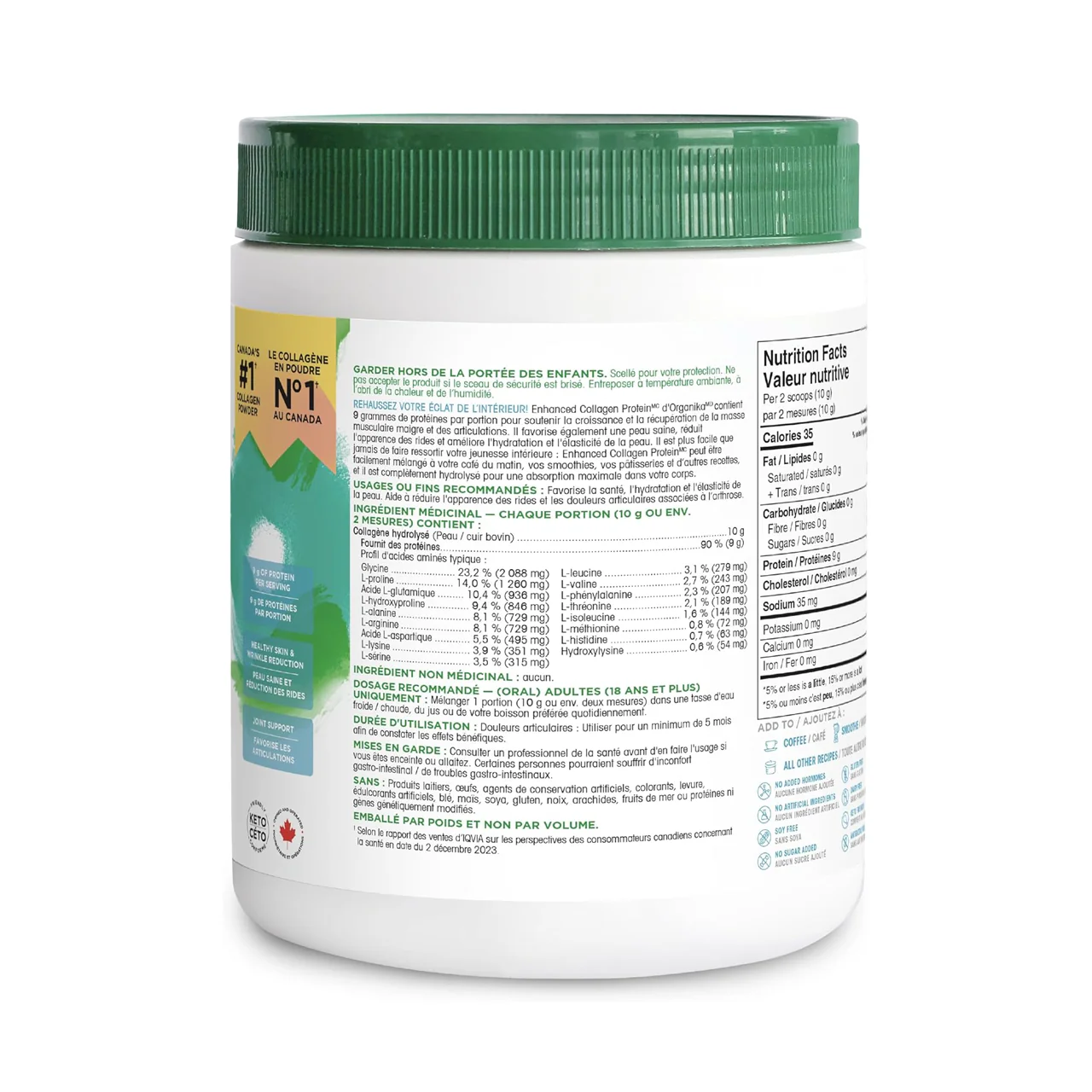 Organika - Enhanced Collagen Protein Powder | 500 g - Image 5