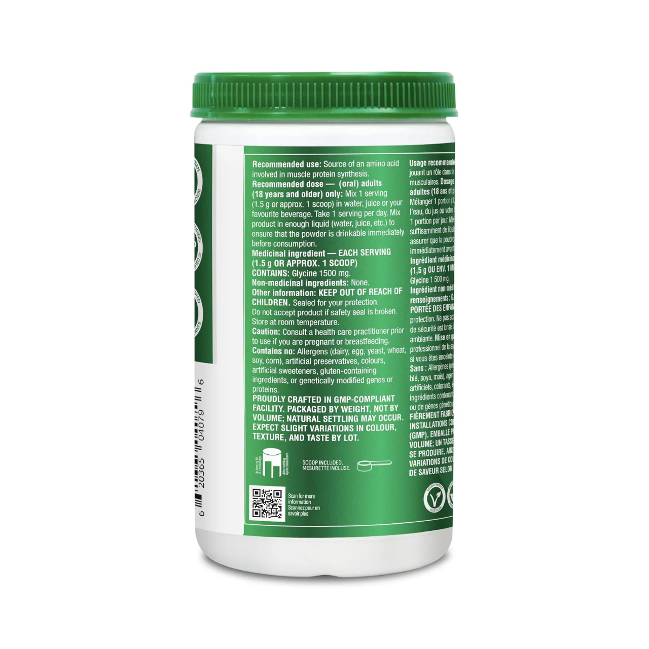 Organika - Glycine Powder | 450 g - Image 2