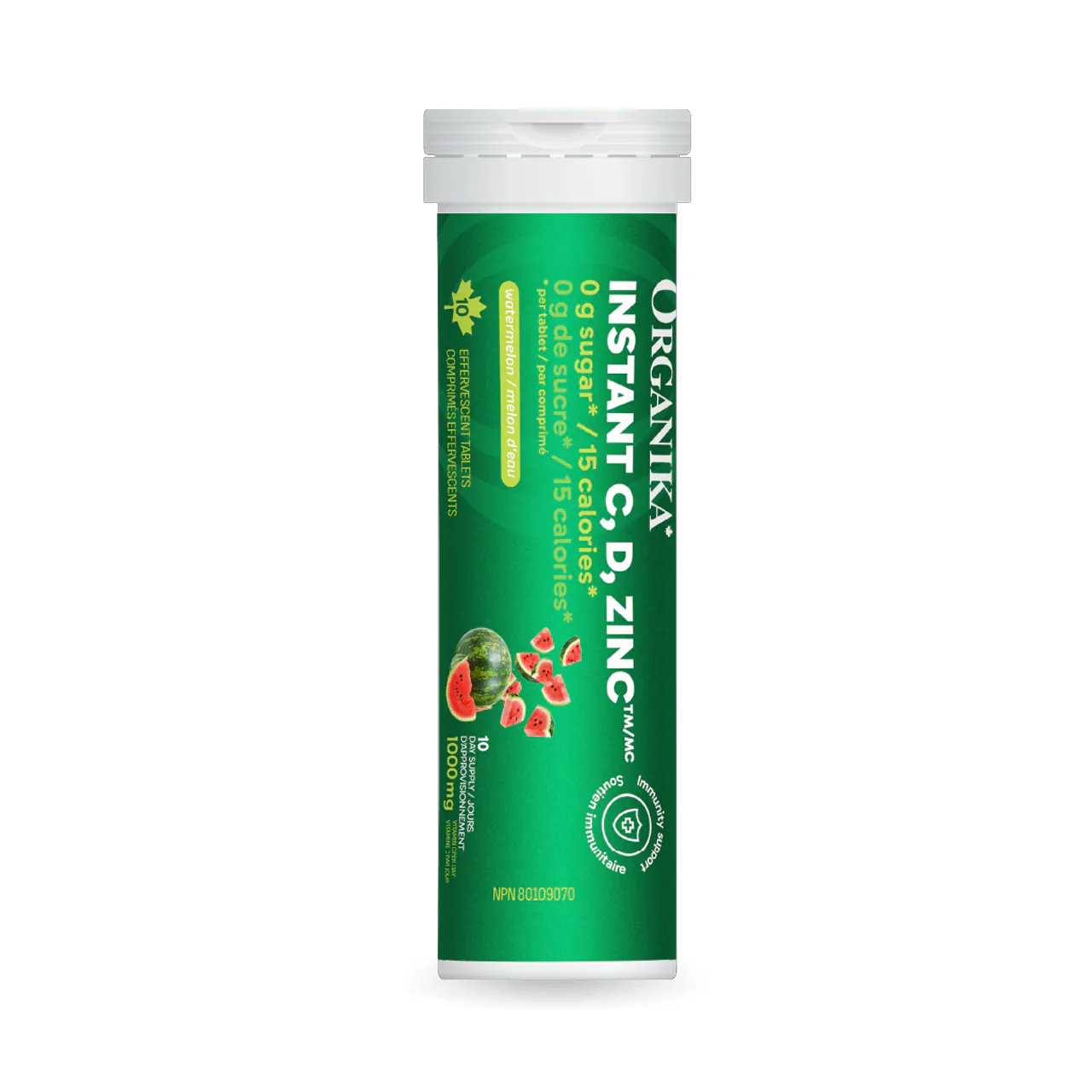 Organika - Instant C, D, Immunity Watermelon | Box of 8