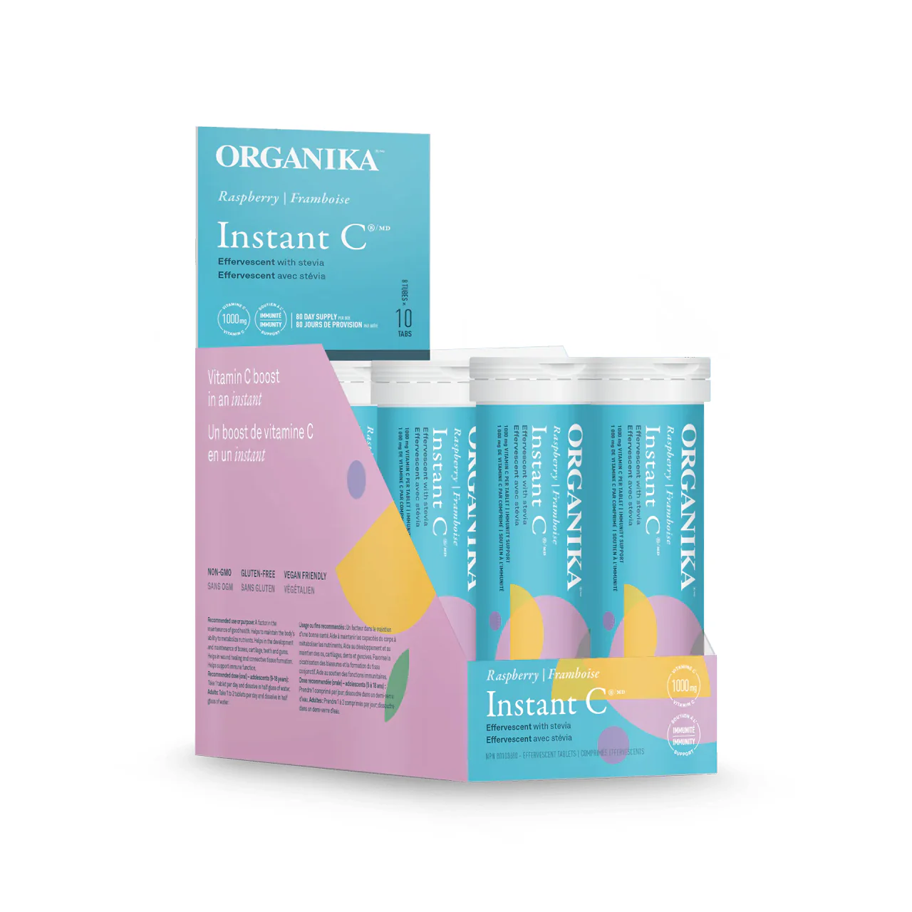 Organika - Instant C Raspberry | Box of 8