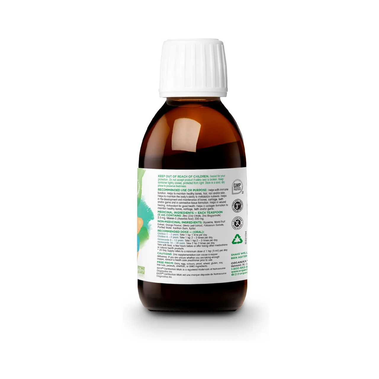 Organika - Kids Liquid Zinc | 100 mL - Image 2