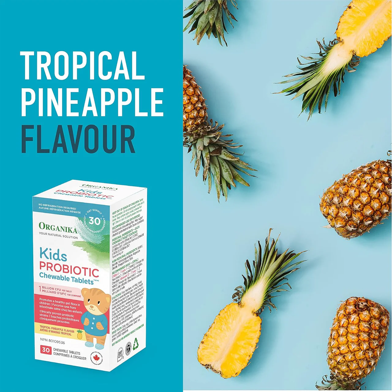 Organika - Kids Probiotic |  30 Chewable Tablets - Image 5