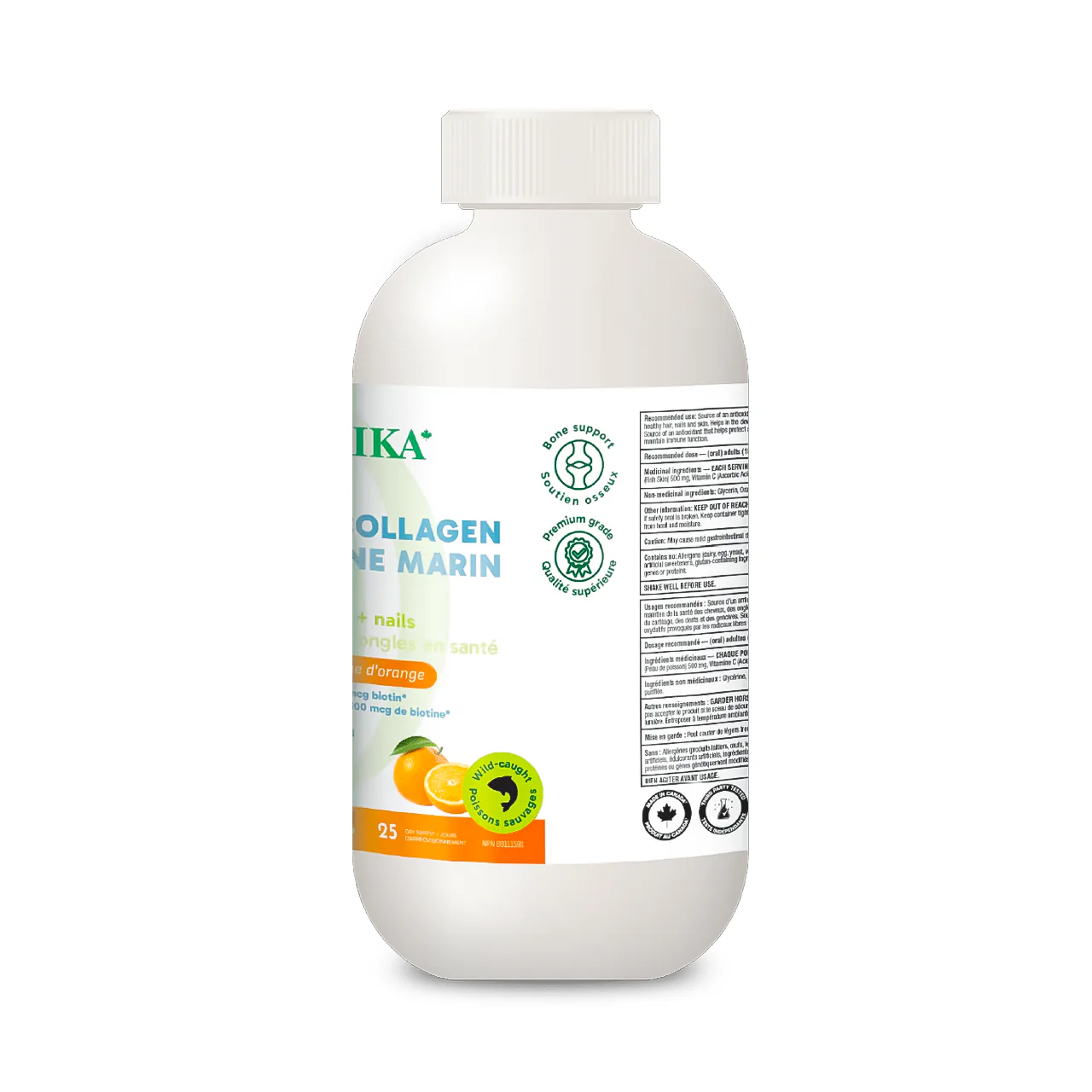 Organika - Liquid Marine Collagen, Orange | 250 mL - Image 2