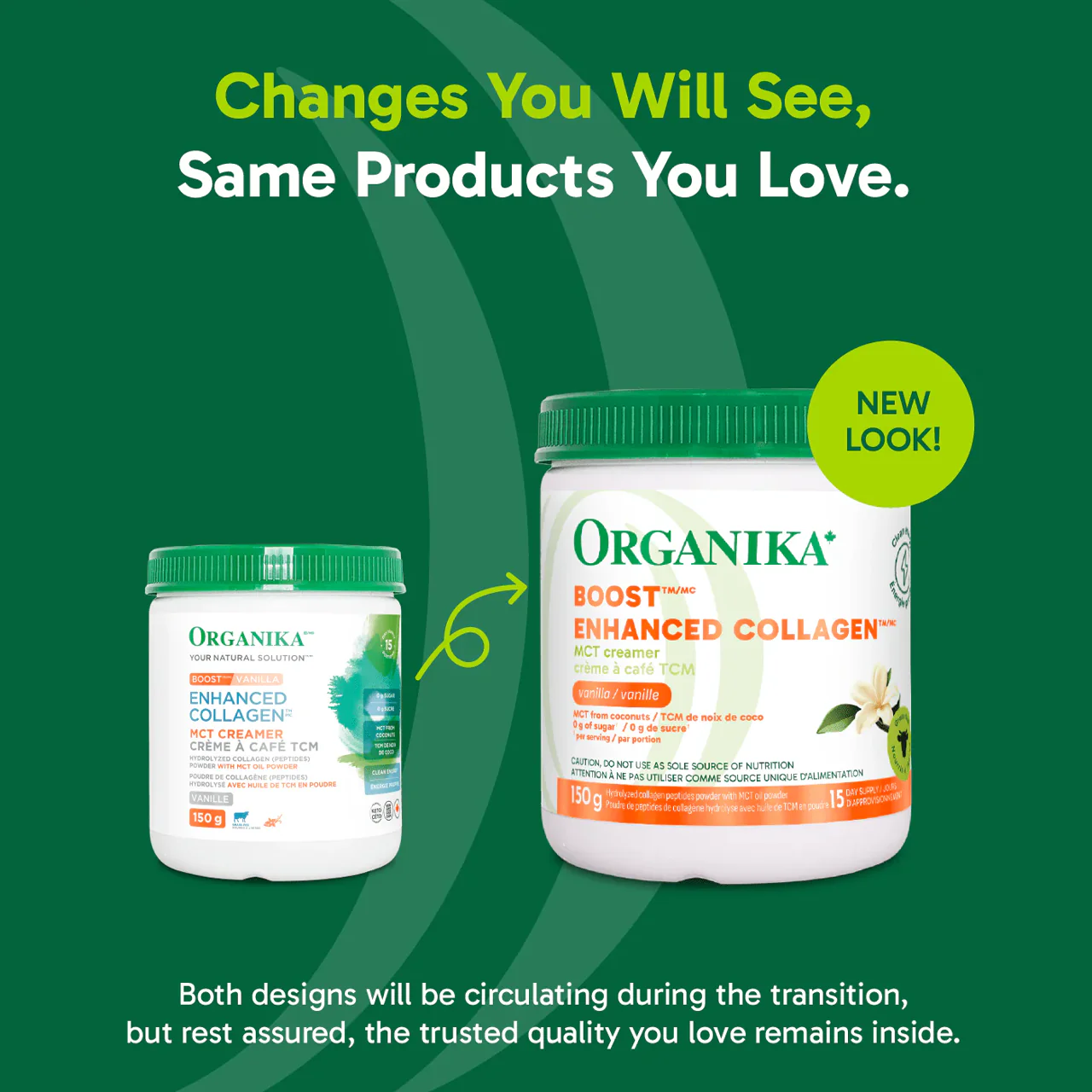 Organika - MCT Creamer Boost Enhanced Collagen, Vanilla | 150 g - Image 3