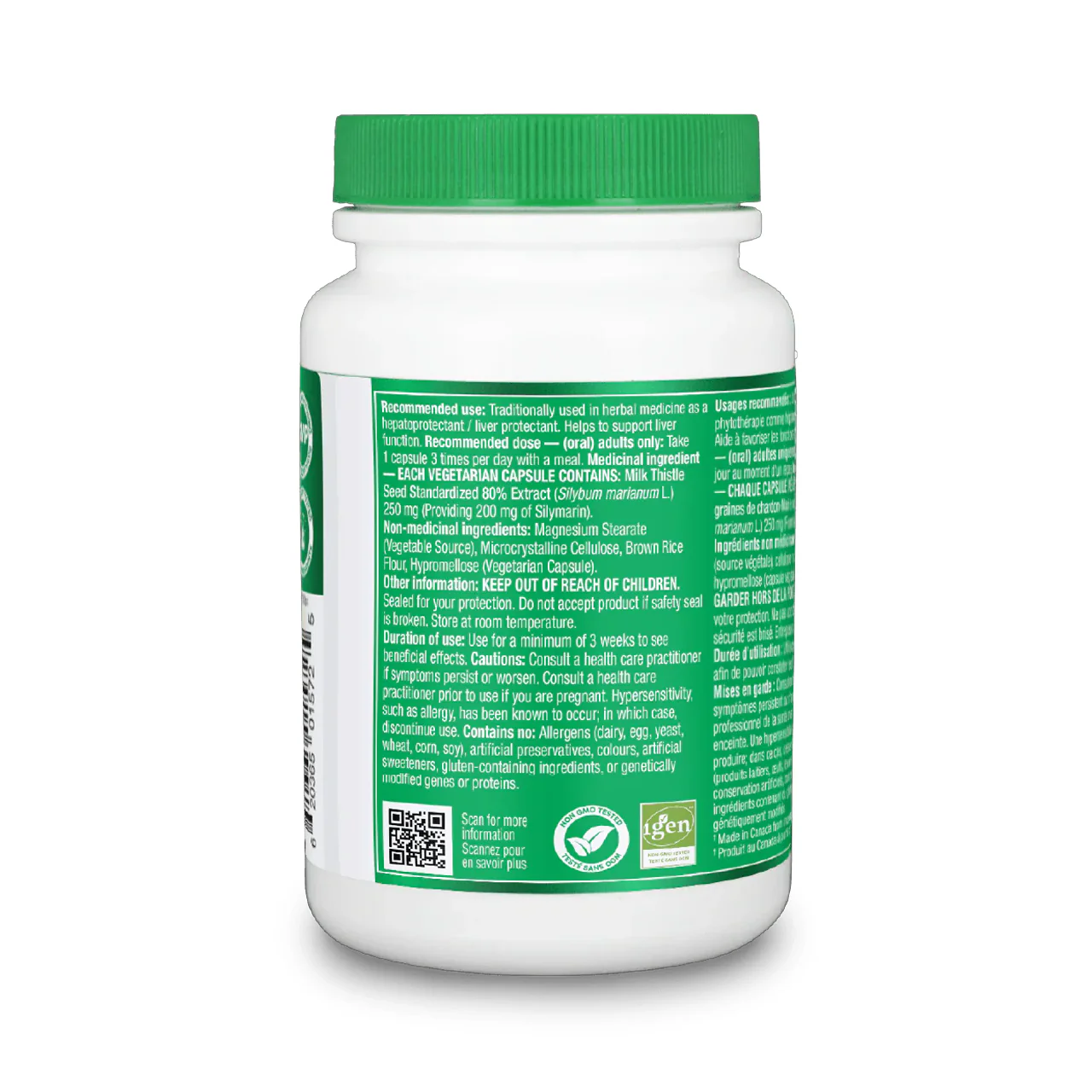 Organika - Milk Thistle 250 mg | 180 Capsules - Image 2