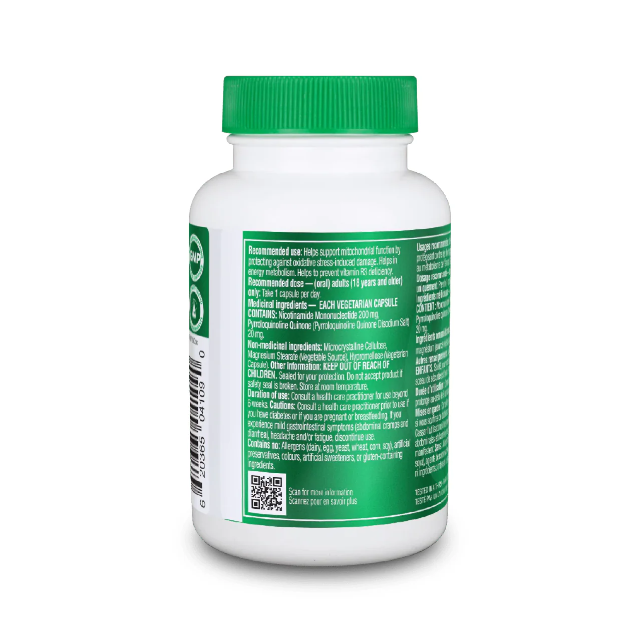 Organika - NMN + PQQ | 60 Capsules - Image 2
