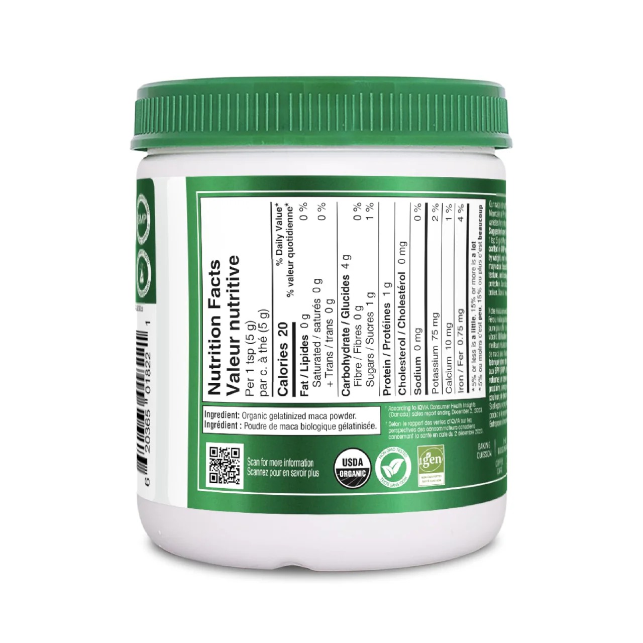 Organika - Organic Maca Gelatinized Powder | 200 g - Image 2