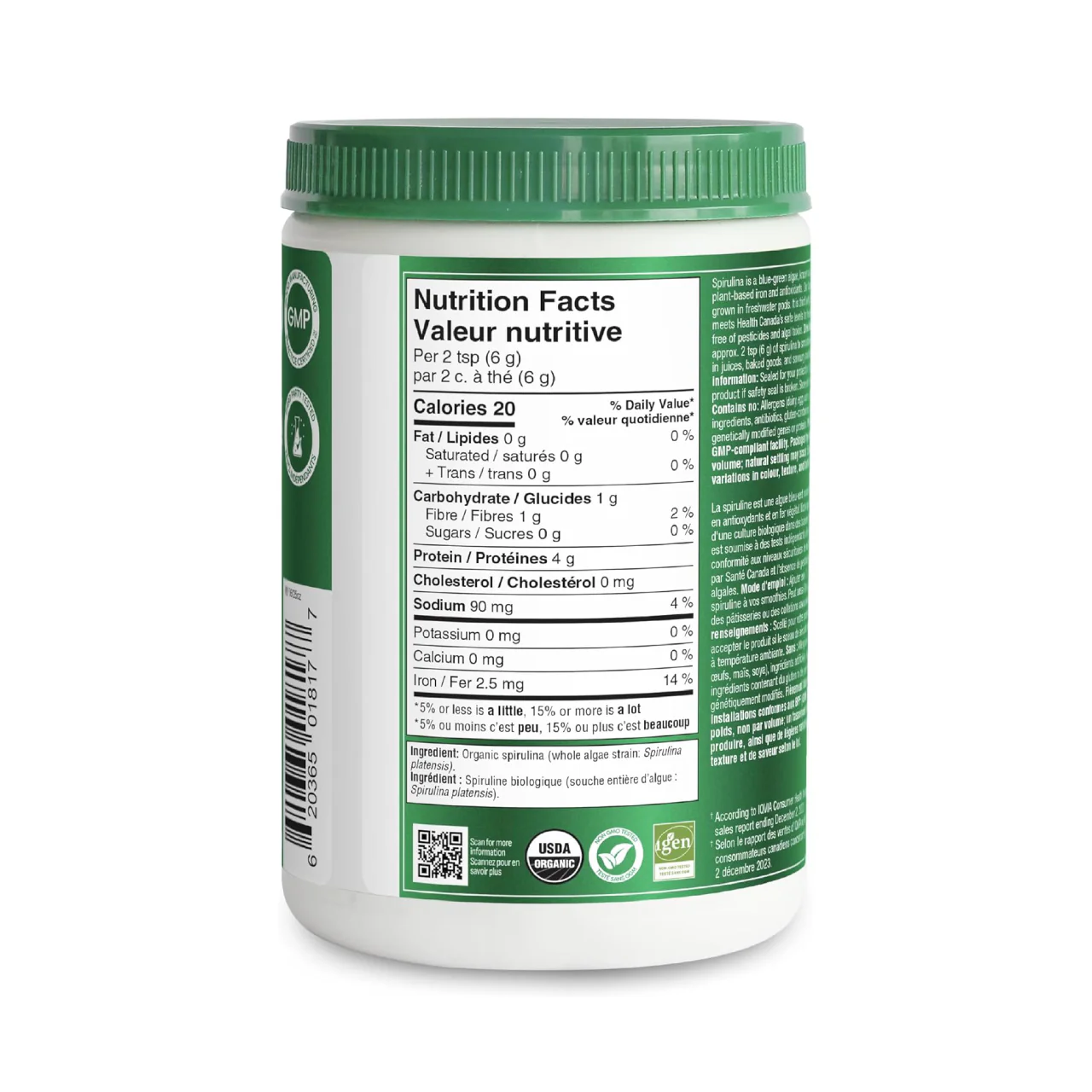 Organika - Organic Spirulina Algae | 300 g - Image 2