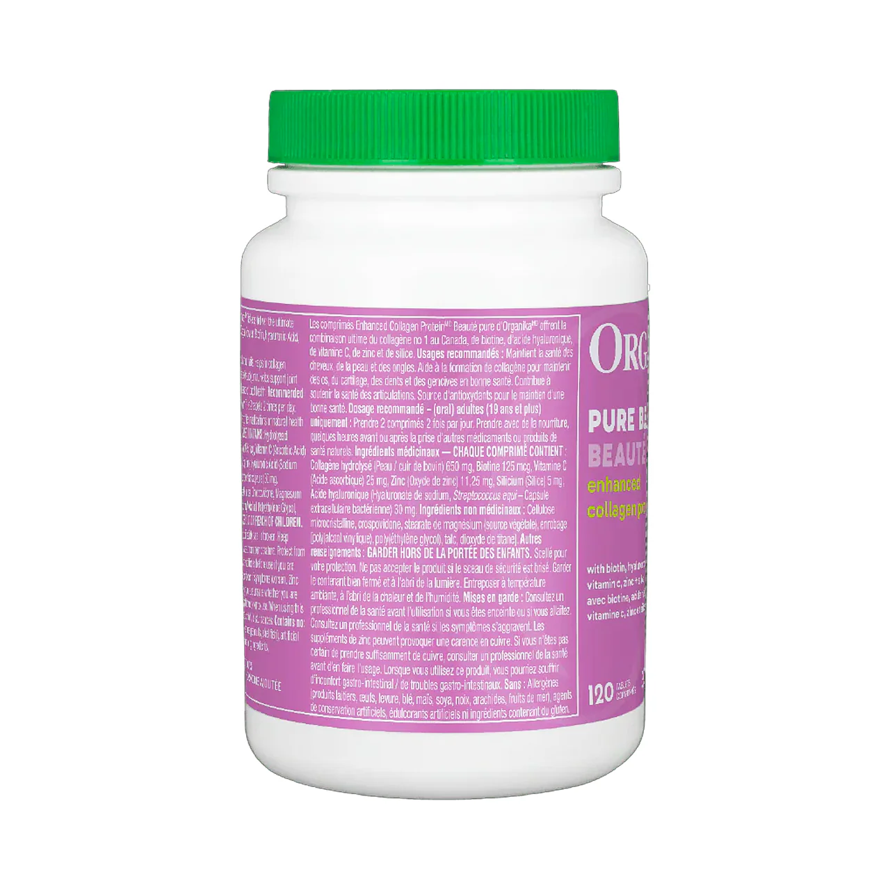 Organika - Pure Beauty Collagen Protein | 120 Tablets - Image 2