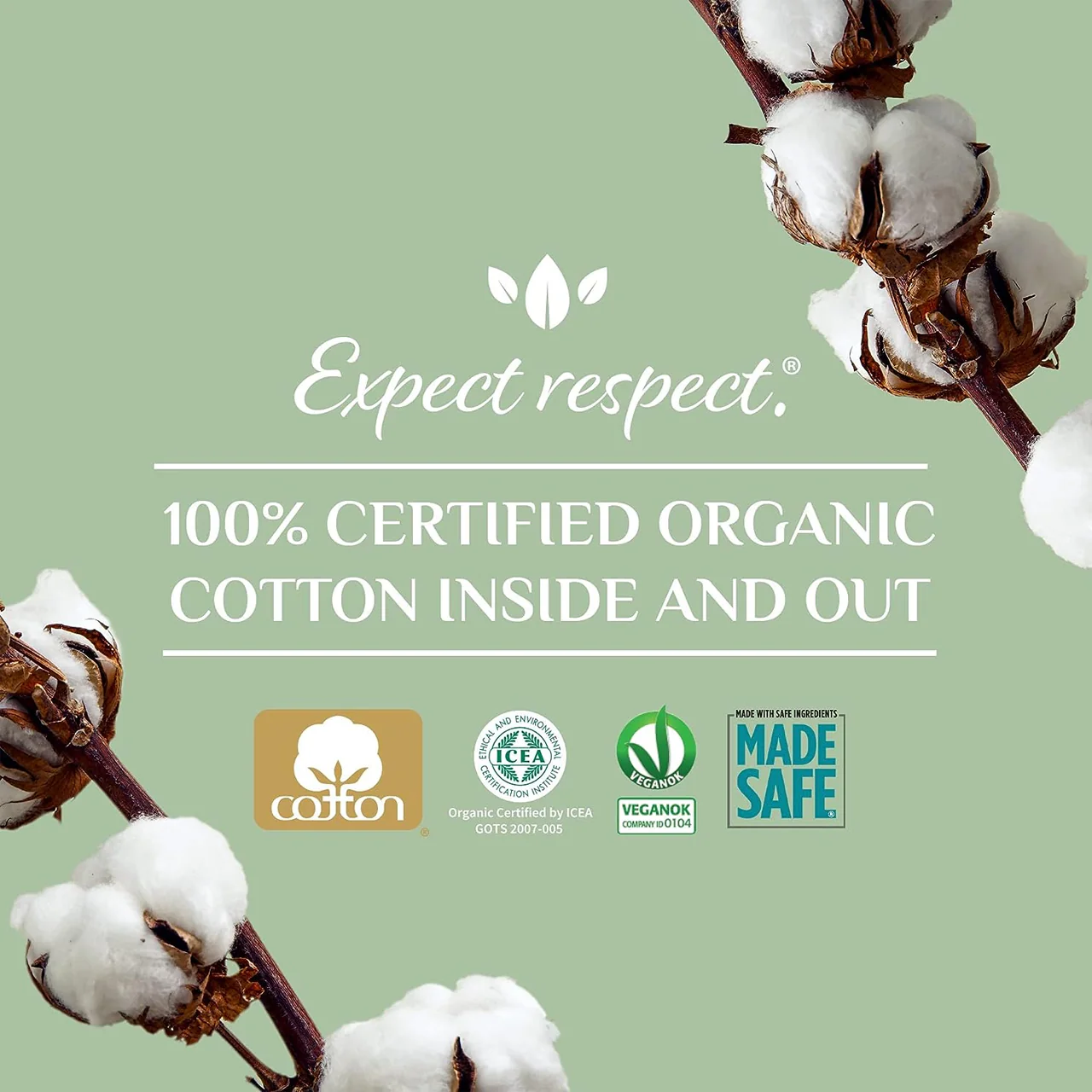 Organyc - Organic Cotton Super Flow | 7 Pads - Image 2