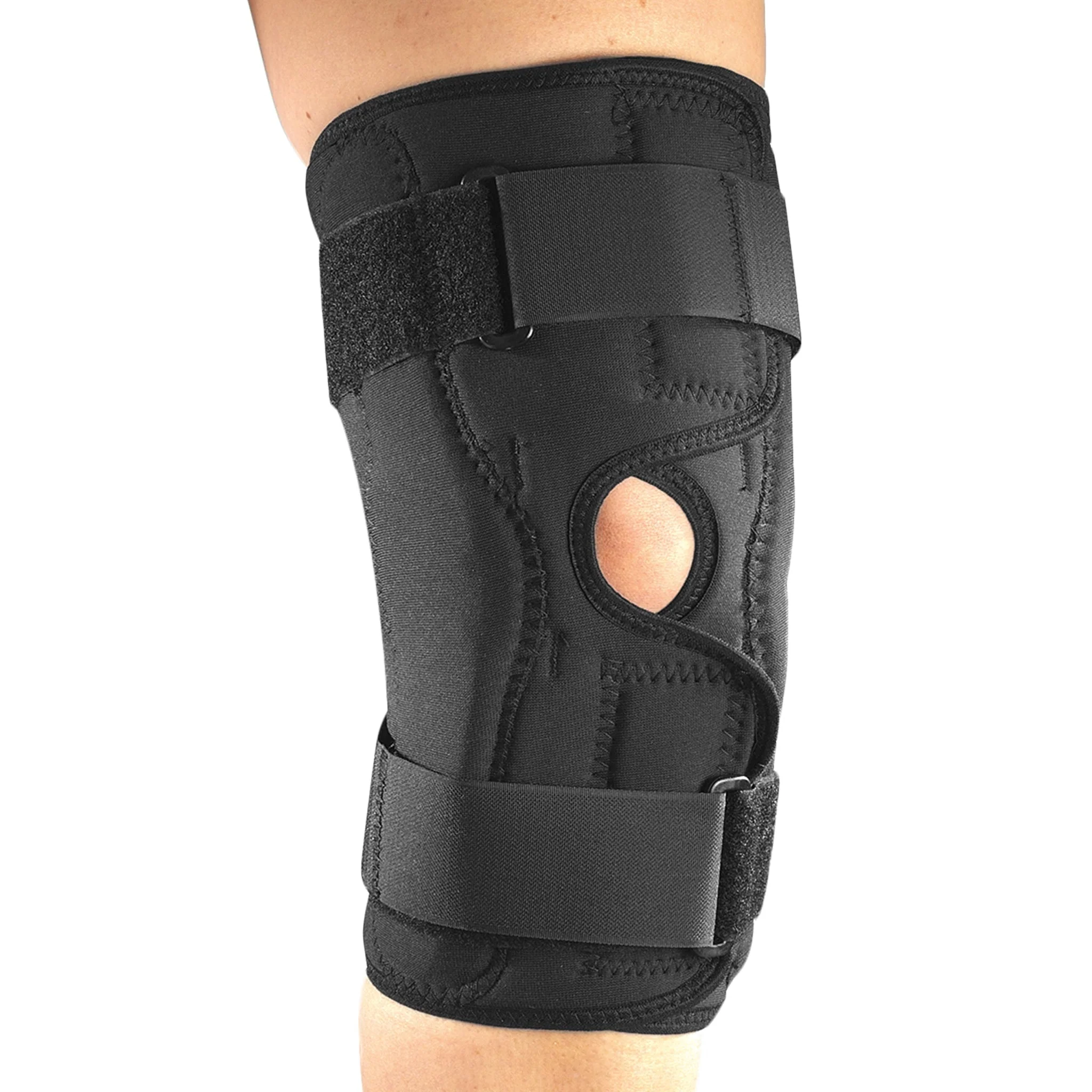 OTC - "Orthotex" Knee Wrap (R.O.M. Hinges) Black