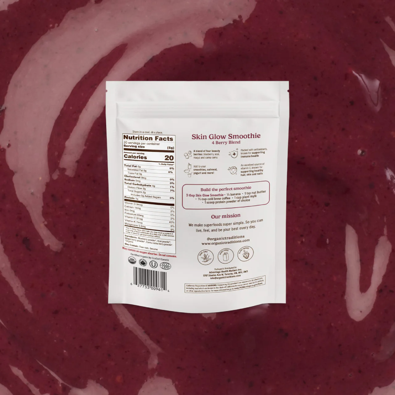 Organic Traditions - Antioxidant Berry Blast | 100 g - Image 2