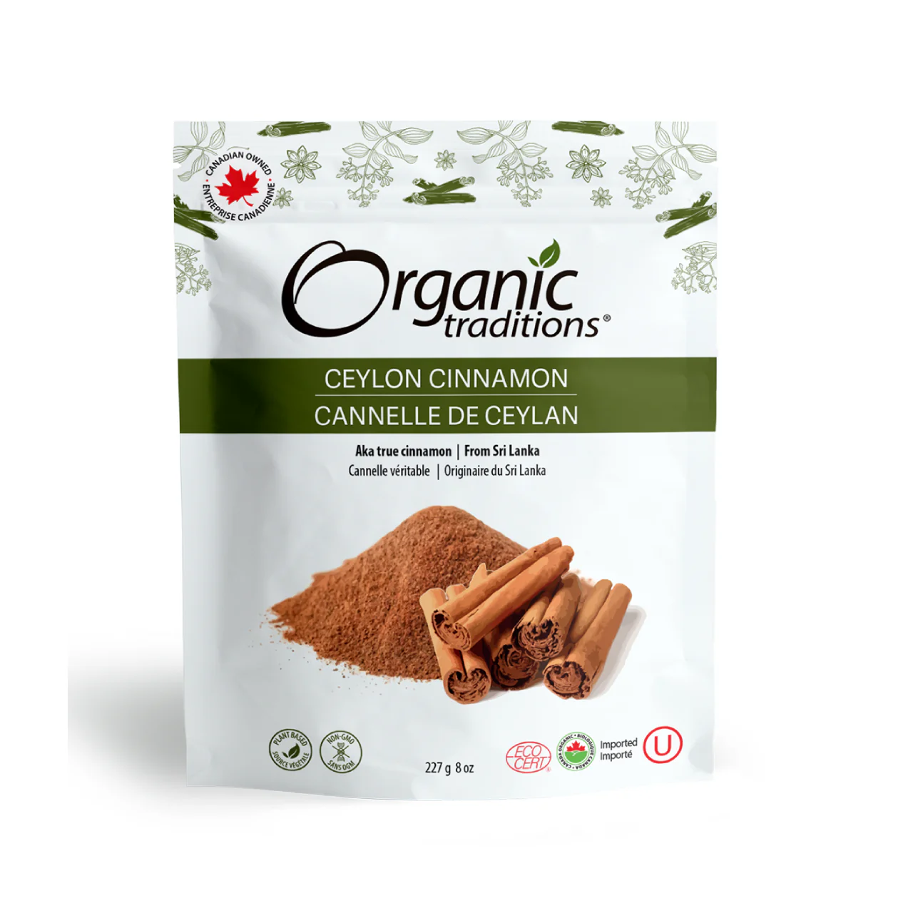 Organic Traditions - Ceylon Cinnamon Powder | 227 g