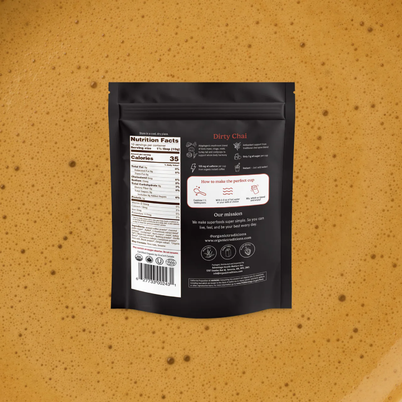 Organic Traditions - Dirty Chai | 100 g - Image 3