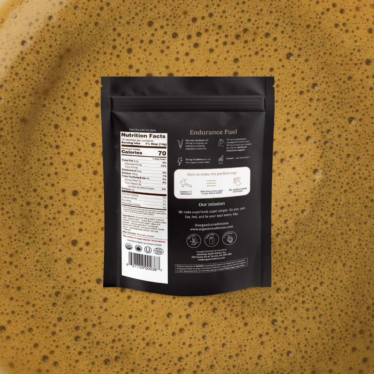 Organic Traditions - Endurance Fuel | 140 g - Image 3
