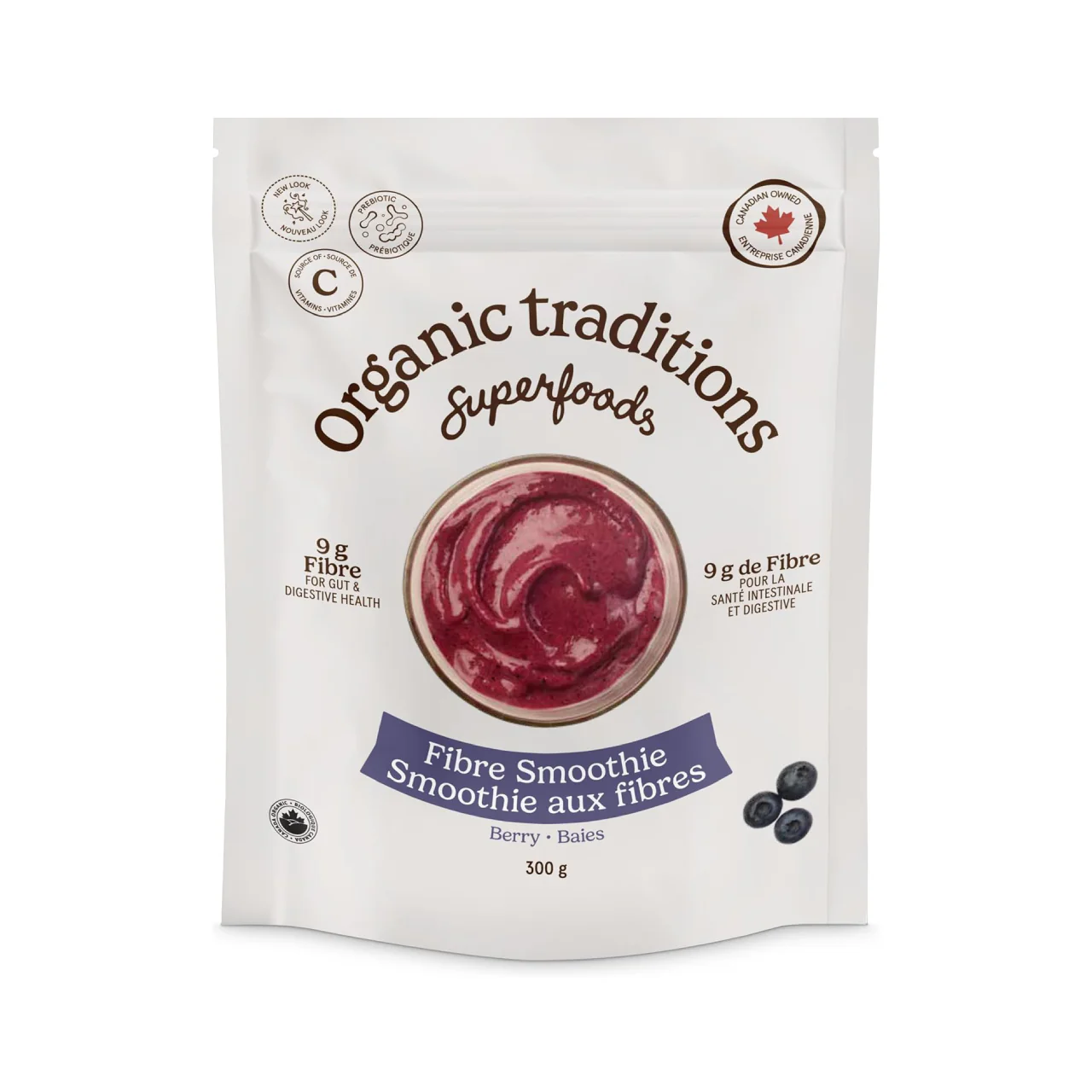 Organic Traditions - Fibre Fuel, Berry | 300 g
