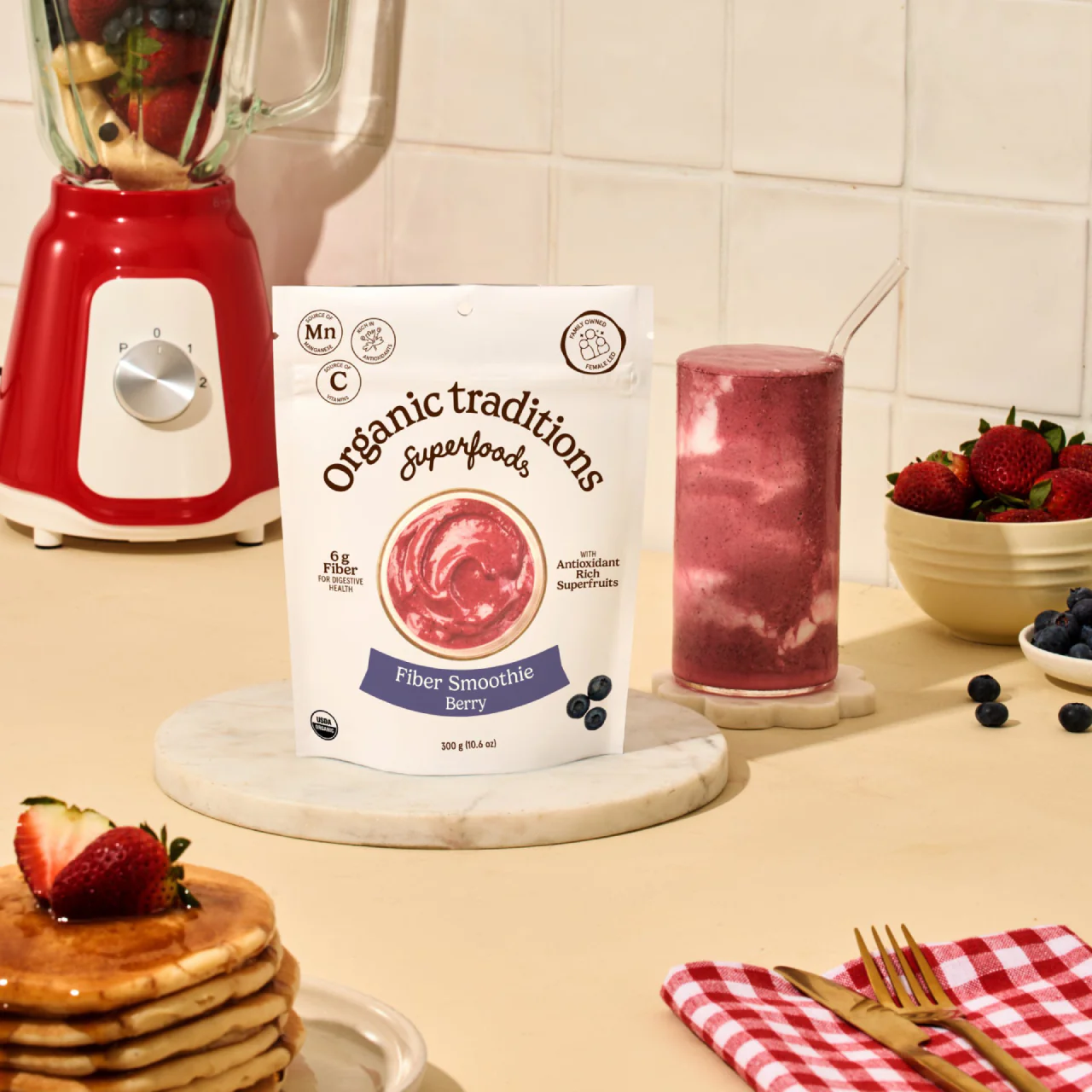 Organic Traditions - Fibre Fuel, Berry | 300 g - Image 3