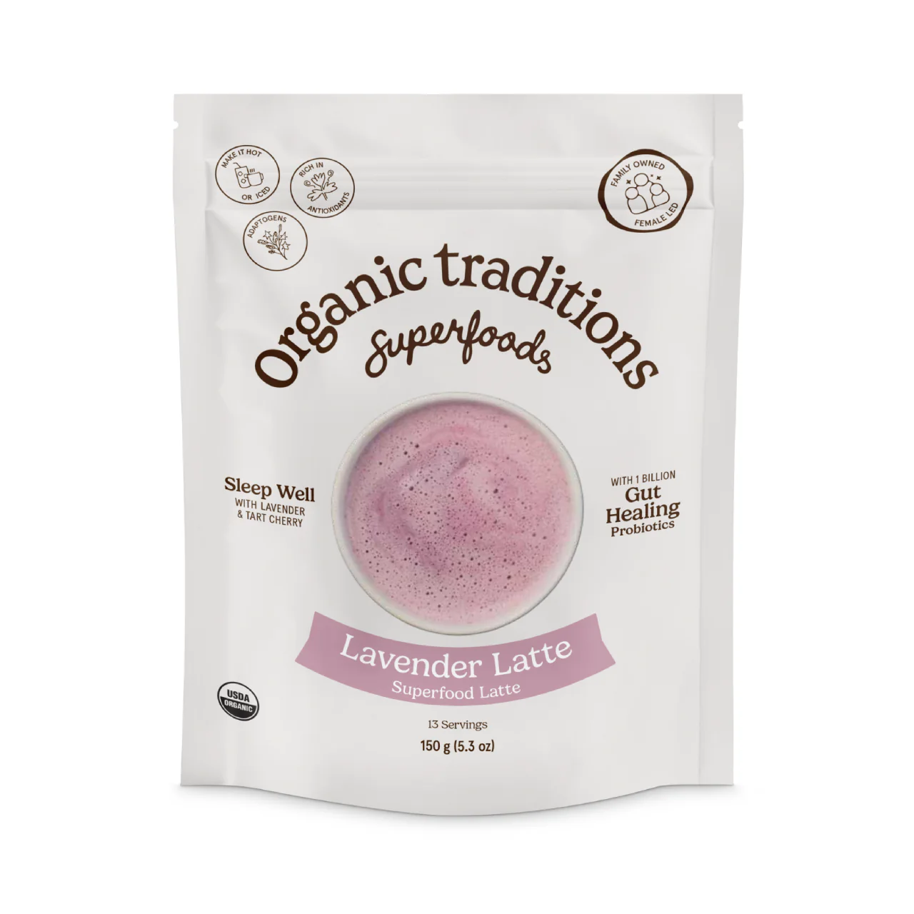 Organic Traditions - Lavender Latte | 150 g