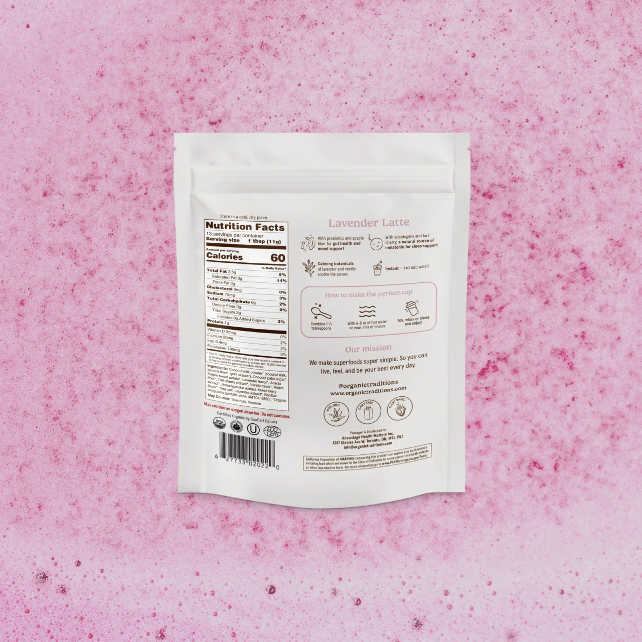Organic Traditions - Lavender Latte | 150 g - Image 3
