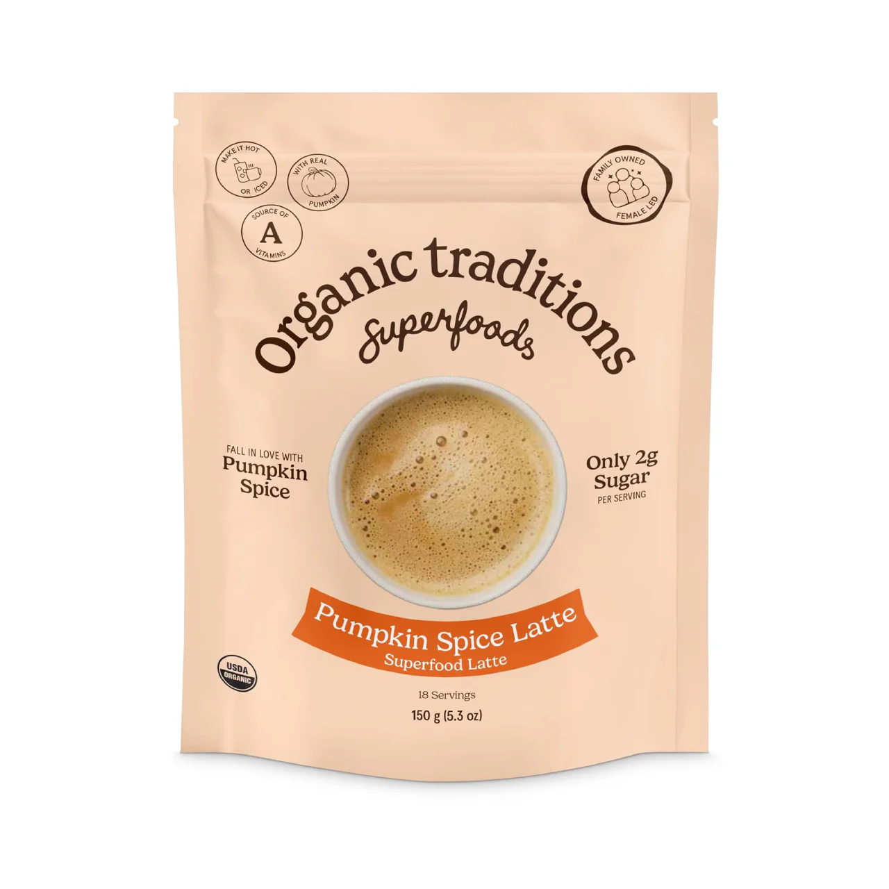Organic Traditions - Pumpkin Spice Latte | 150 g
