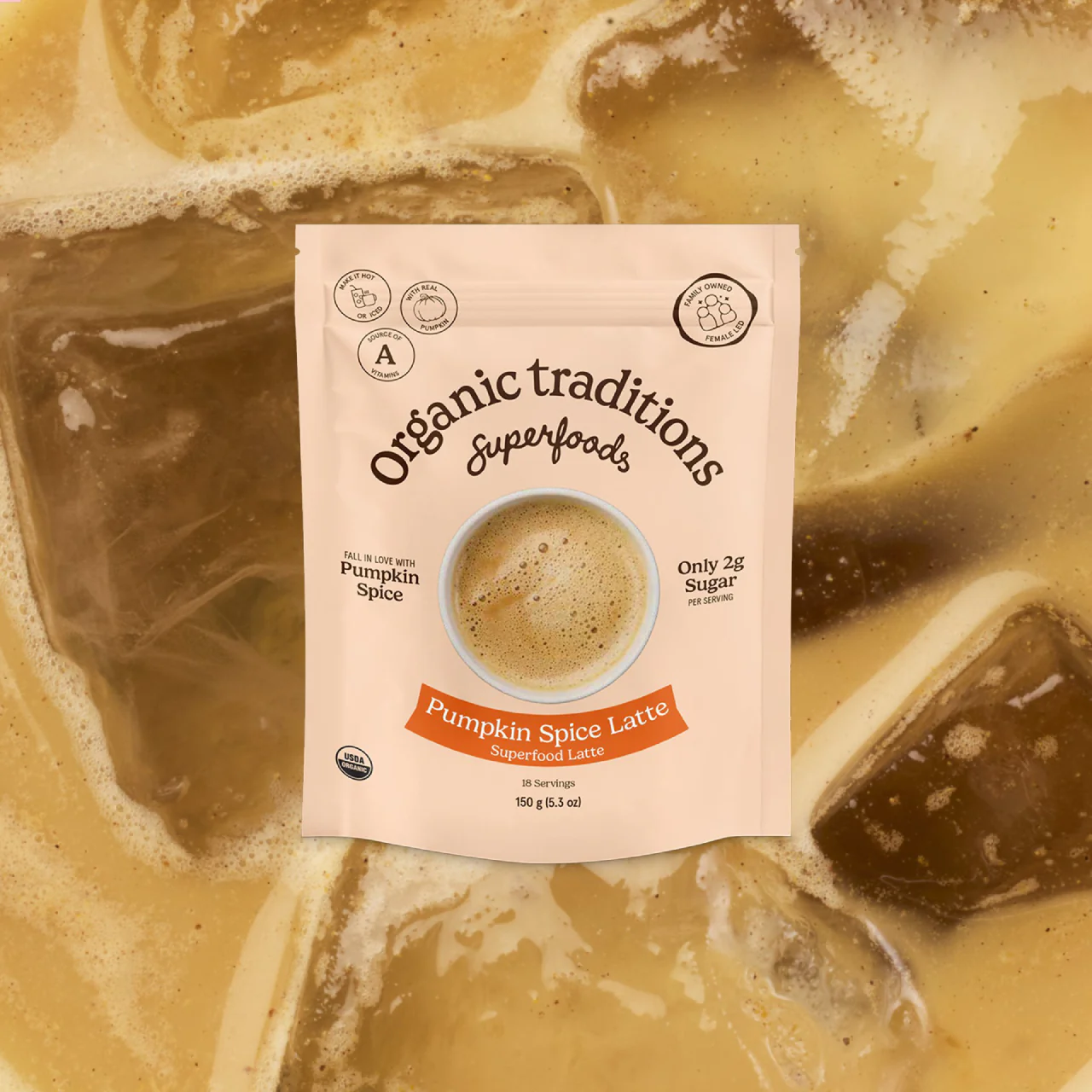 Organic Traditions - Pumpkin Spice Latte | 150 g - Image 3