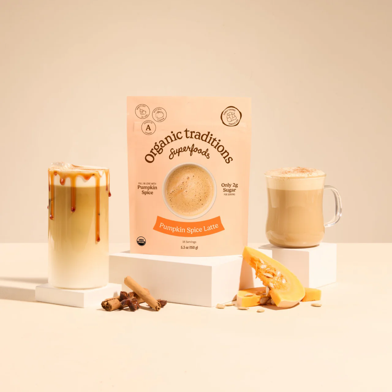 Organic Traditions - Pumpkin Spice Latte | 150 g - Image 4