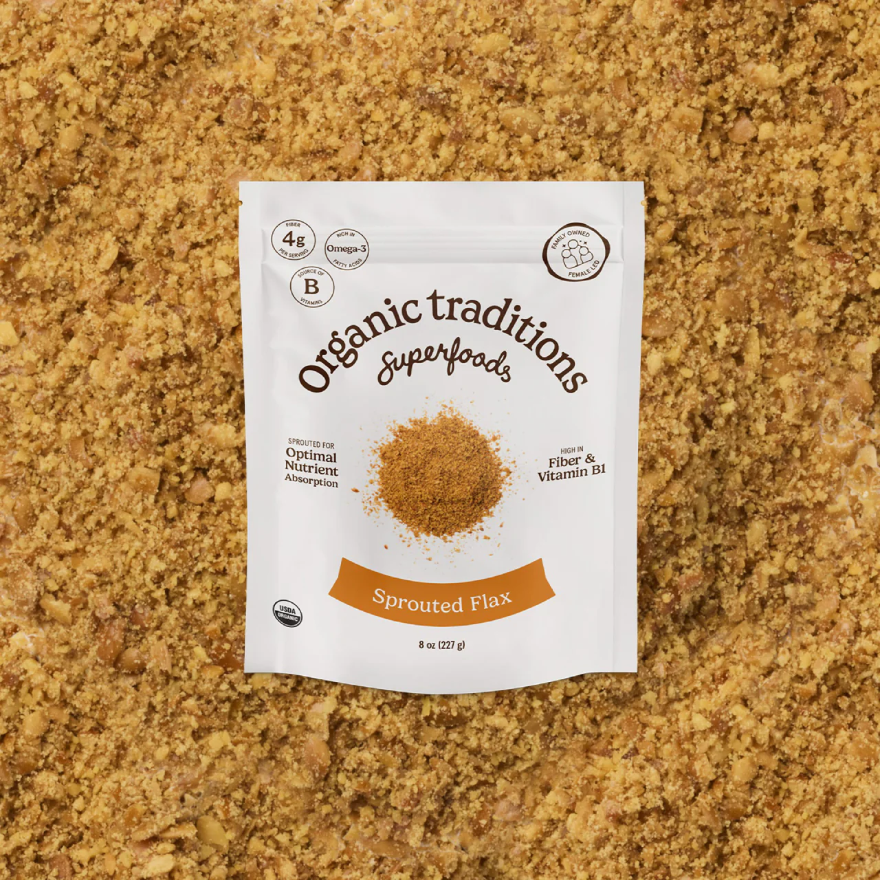 Organic Traditions - Sprouted Flax | 227 g