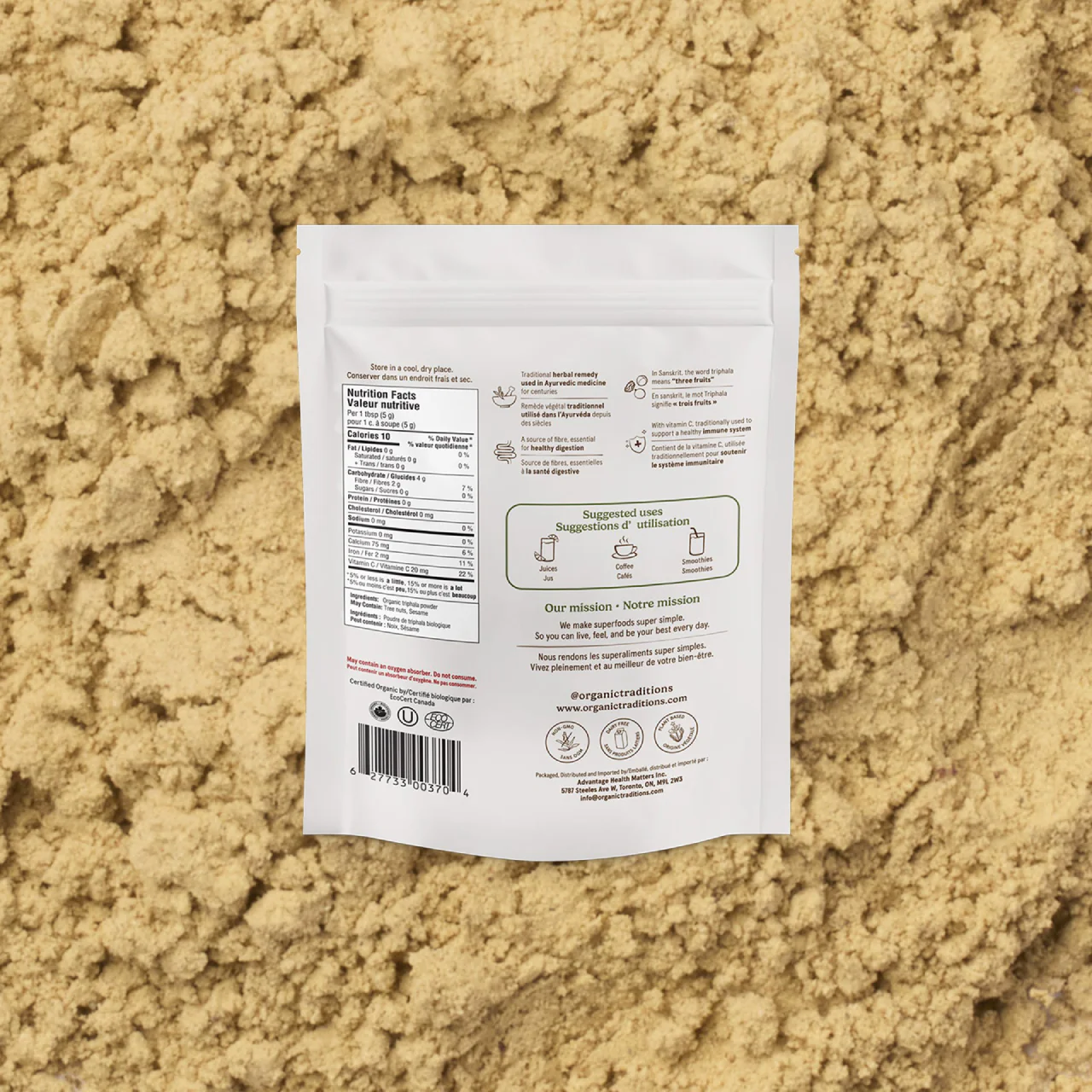 Organic Traditions - Triphala Powder | 200 g - Image 3