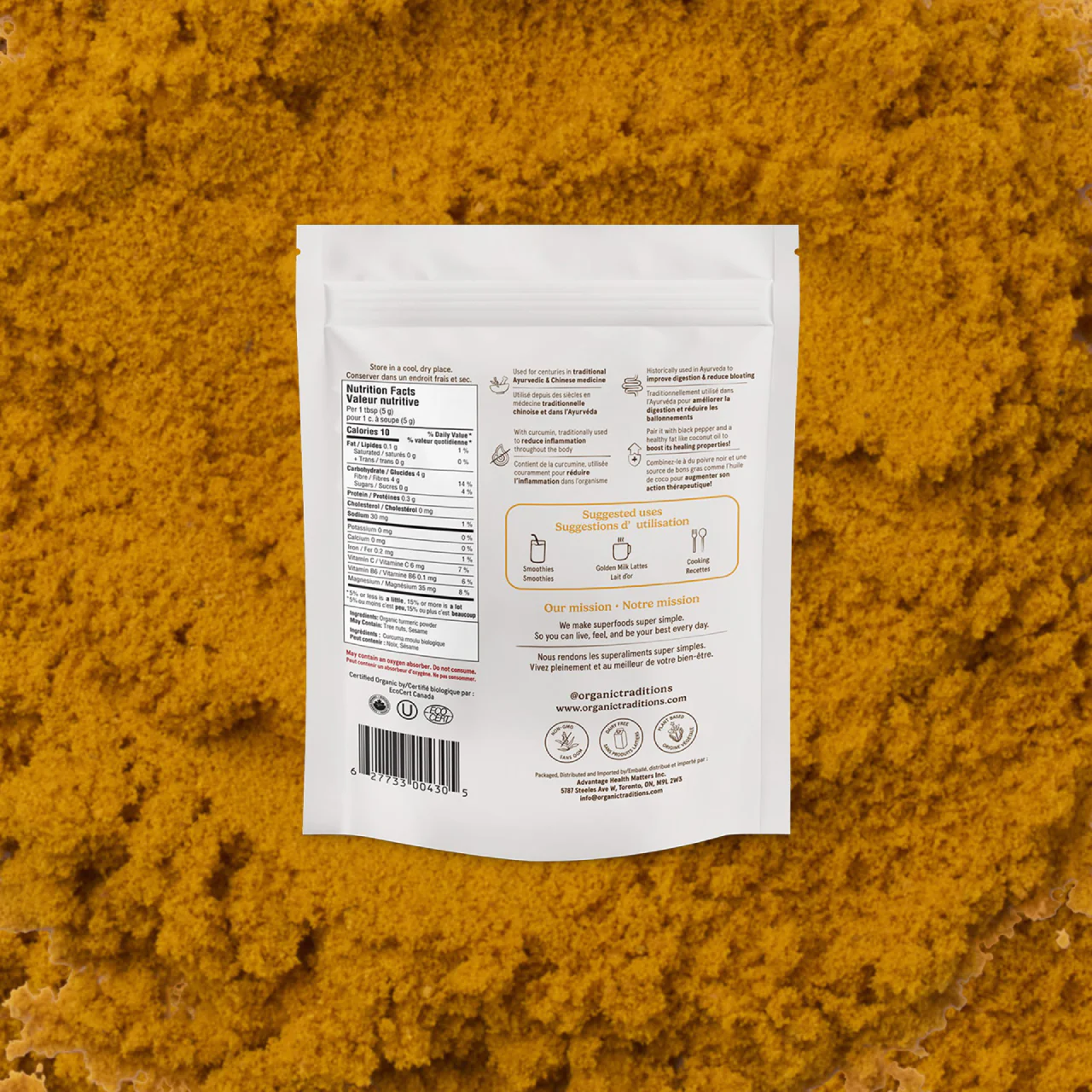 Organic Traditions - Turmeric Powder | 200 g - Image 3
