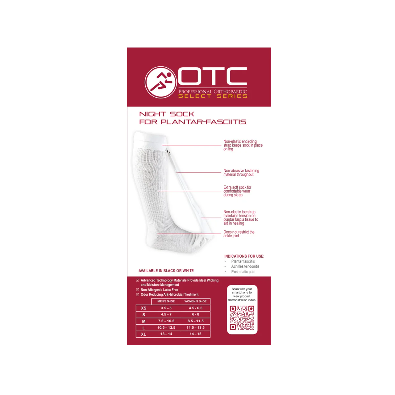 OTC - Night Sock Tension Splint for Plantar-Fasciitis - Image 2