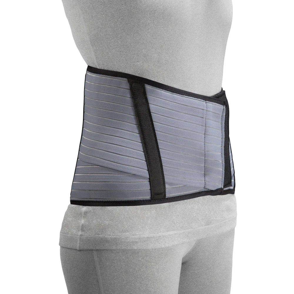 OTC - 10" Elastic Sacro Brace (Crisscross Pattern) Grey - Image 2