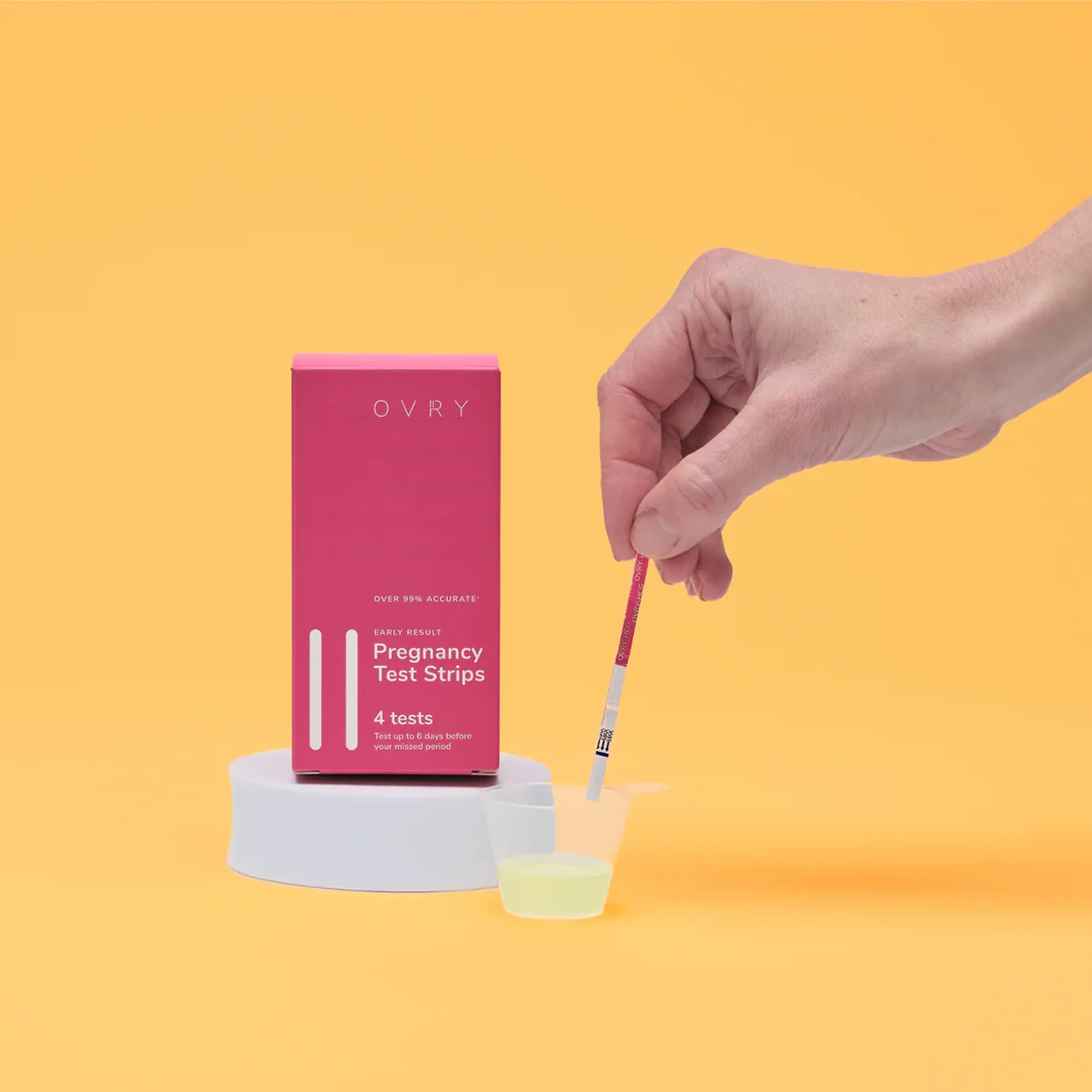 OVRY - Early Result Pregnancy Test Strips | 4 Tests - Image 3