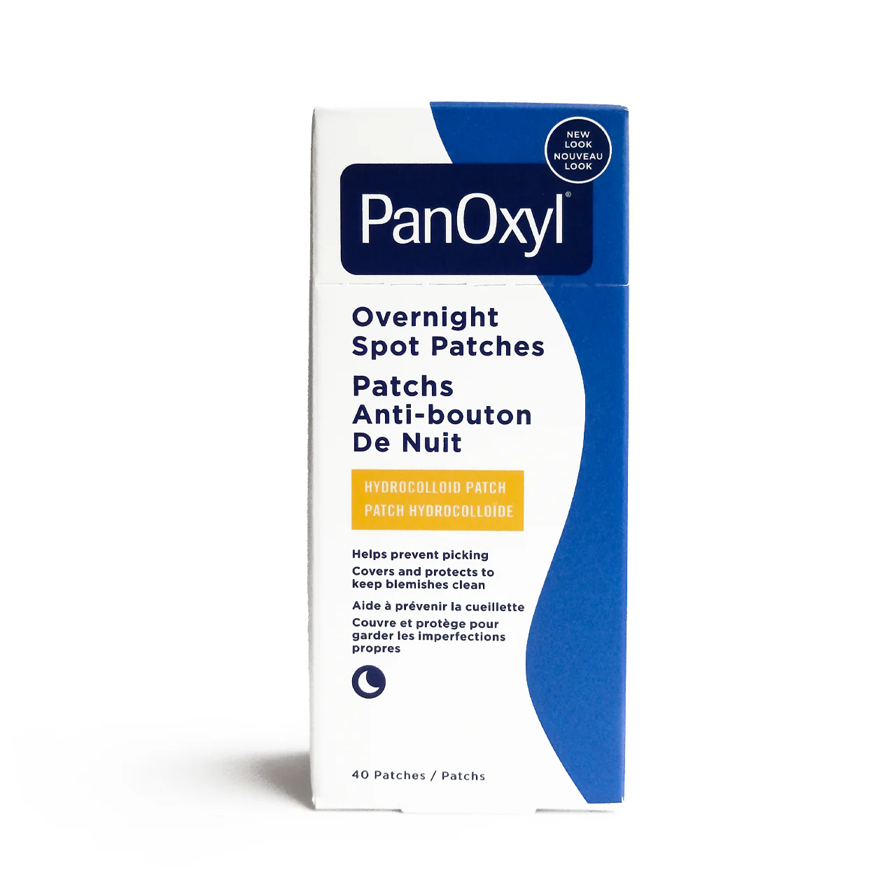 PanOxyl PM - Overnight Hydrocolloid Spot Patches | 40 Clear Patches