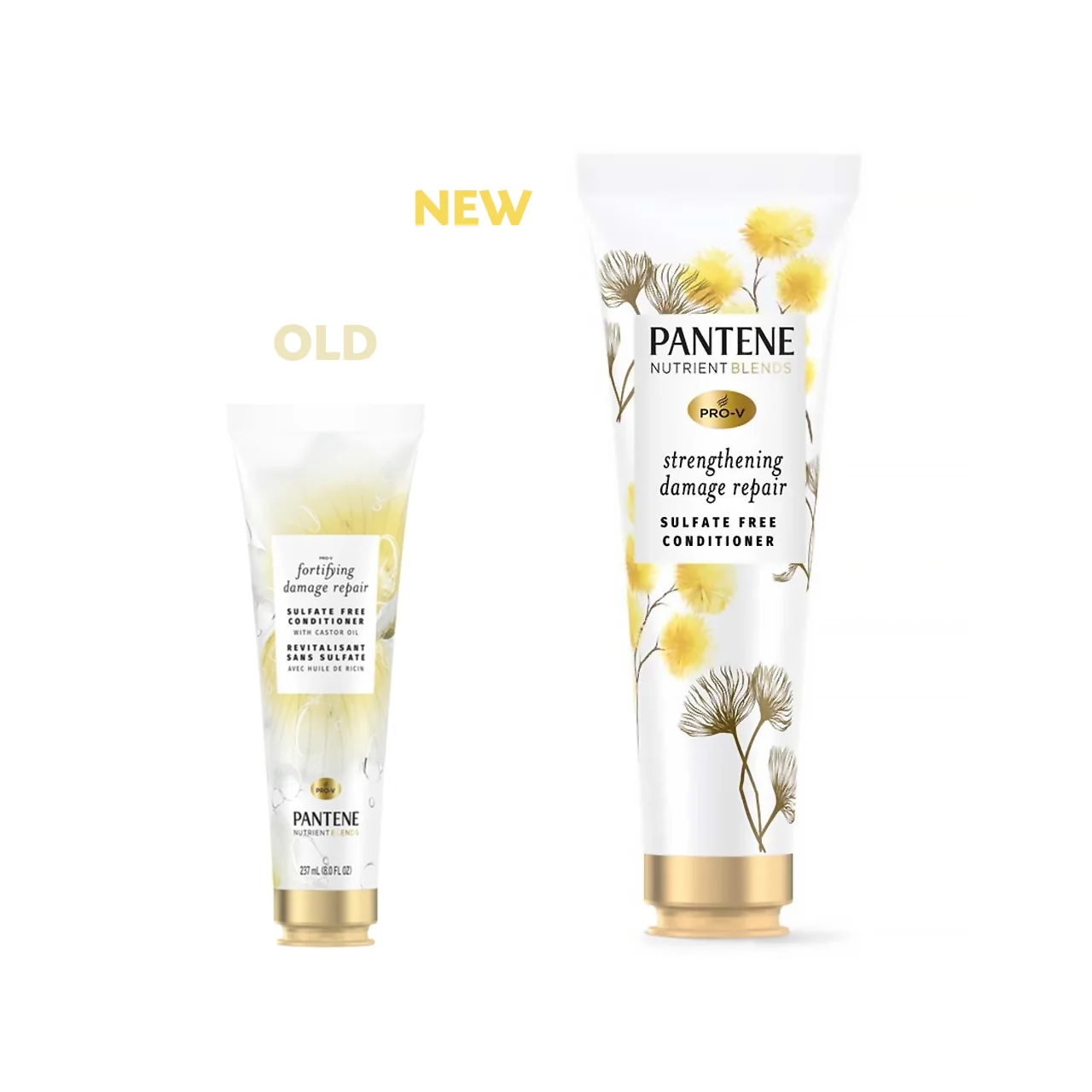 Pantene Pro-V - Nutrient Blends - Strengthening Damage Repair - Sulfate Free Conditioner with Castor Oil | 237 mL - Image 2