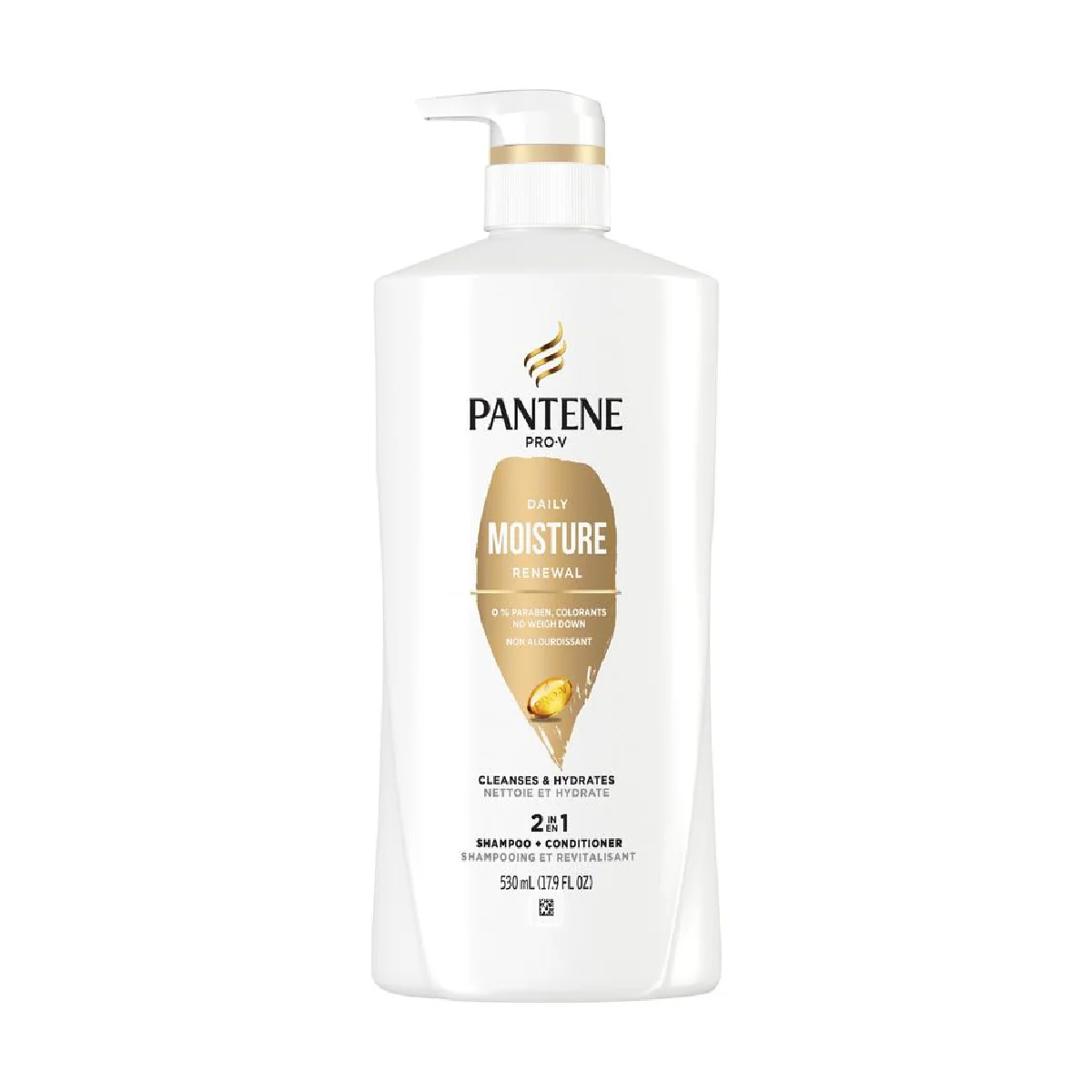 Pantene - Daily Moisture Renewal 2 IN 1 Shampoo + Conditioner | 530 mL