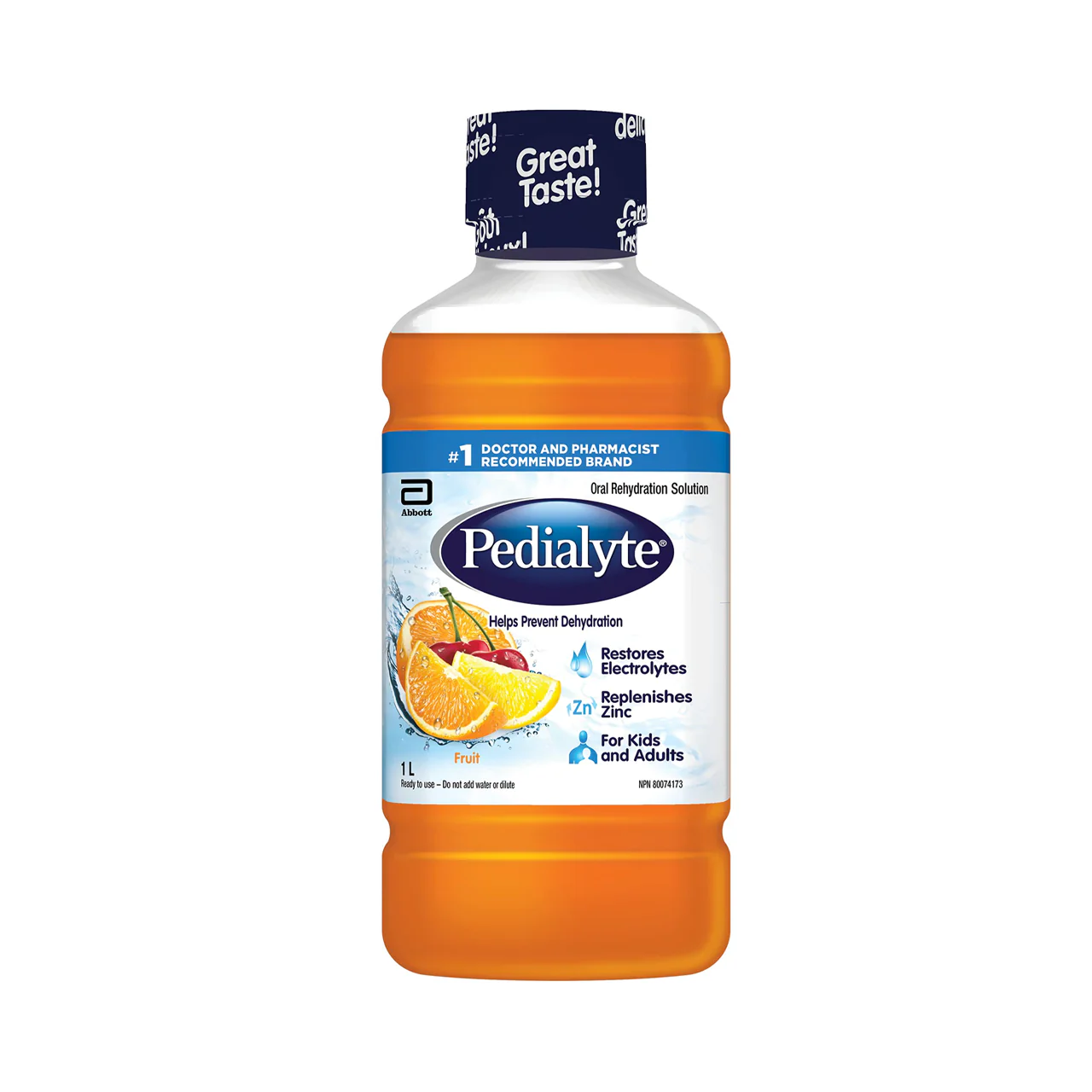 Pedialyte - Oral Rehydration Solution, Fruit Flavour | 1 L