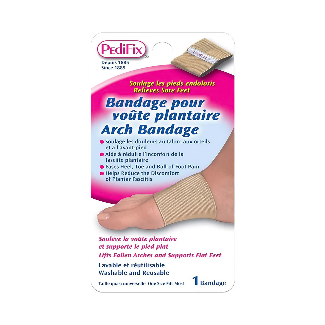 Pedifix - Arch Bandage Washable and Reusable | 1 Bandage