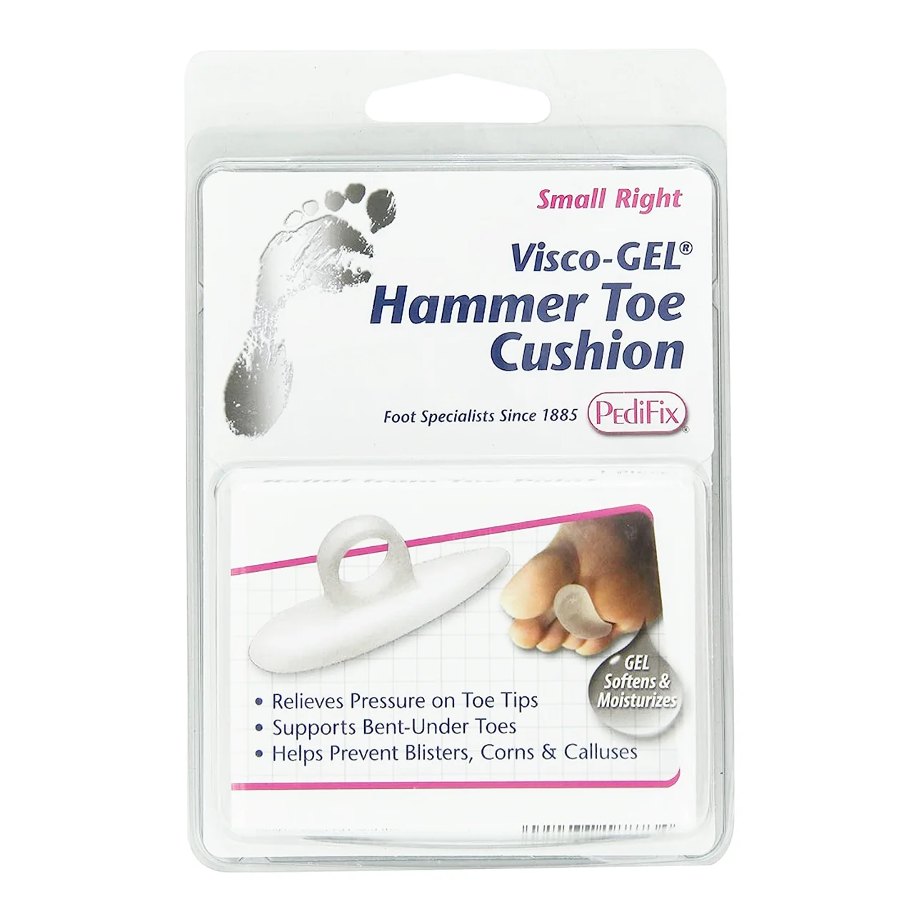 Pedifix - Visco Gel Hammer Toe Cushion - Small Right | 1 Unit