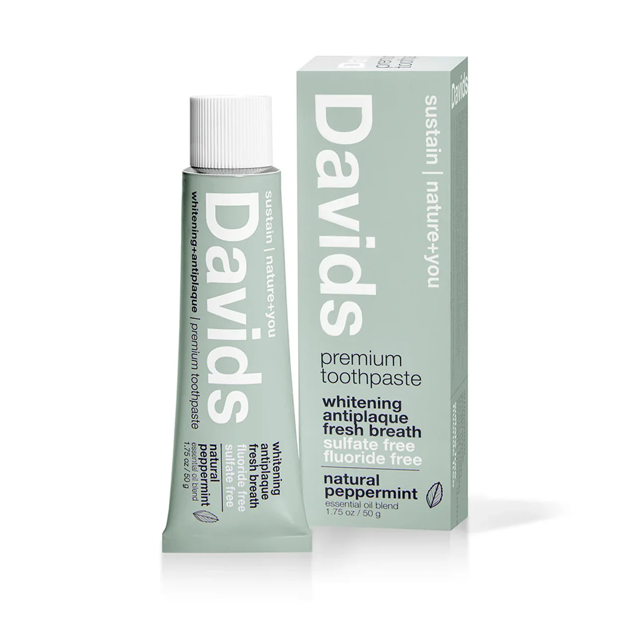 Davids Toothpaste - Peppermint Travel 1.75oz | 50 g - Image 3