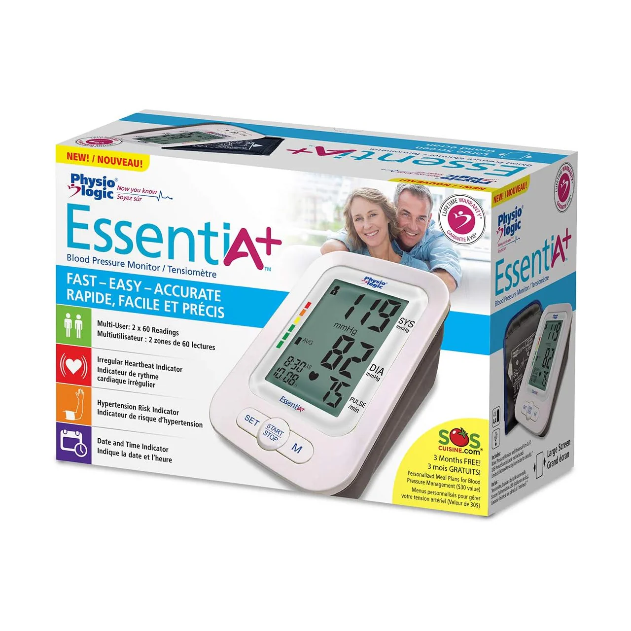 Physiologic - Essentia+ Blood Pressure Monitor | Monitor + Cuff - Image 2