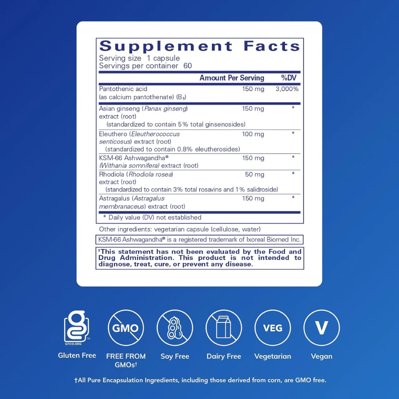 Pure Encapsulations - Phyto-ADR | 60 Capsules - Image 2