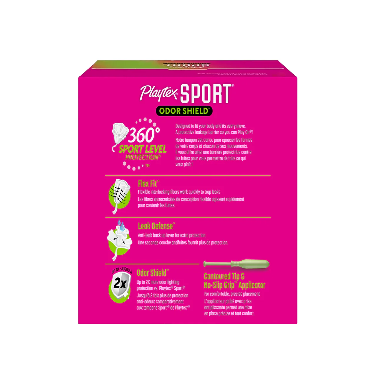 Playtex - Sport Odor Shield - Regular | 16 Tampons - Image 2