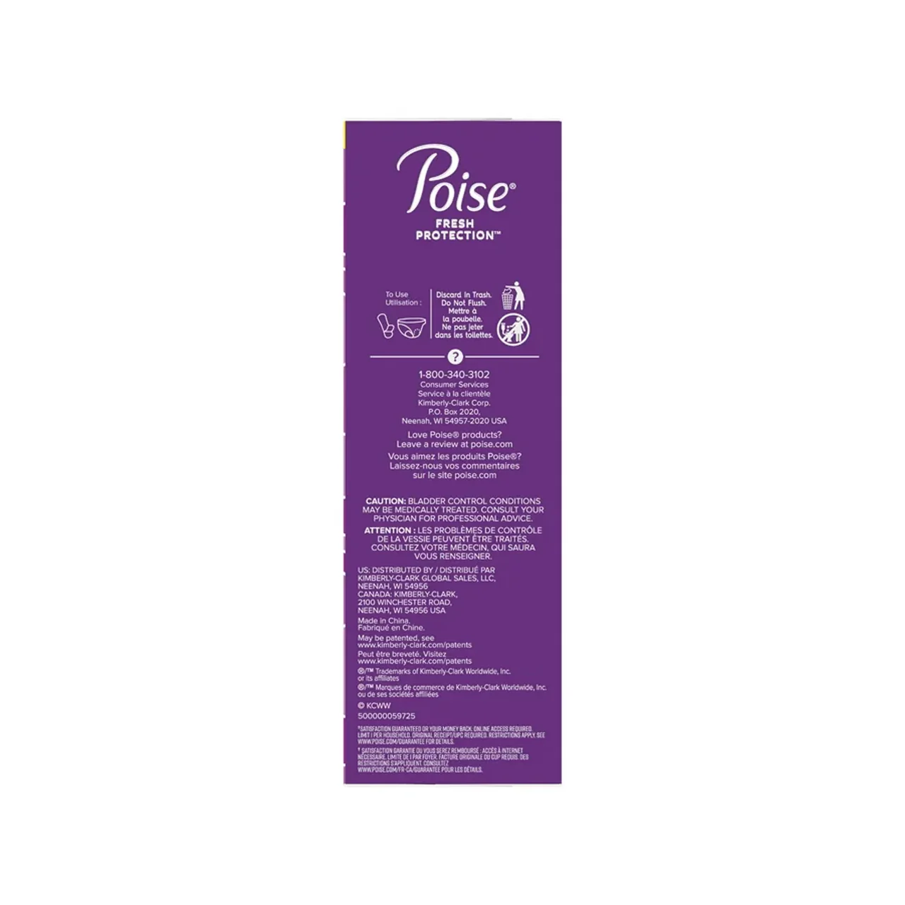 Poise - Fresh Protection Microliners - Lightest | 54 Liners - Image 3