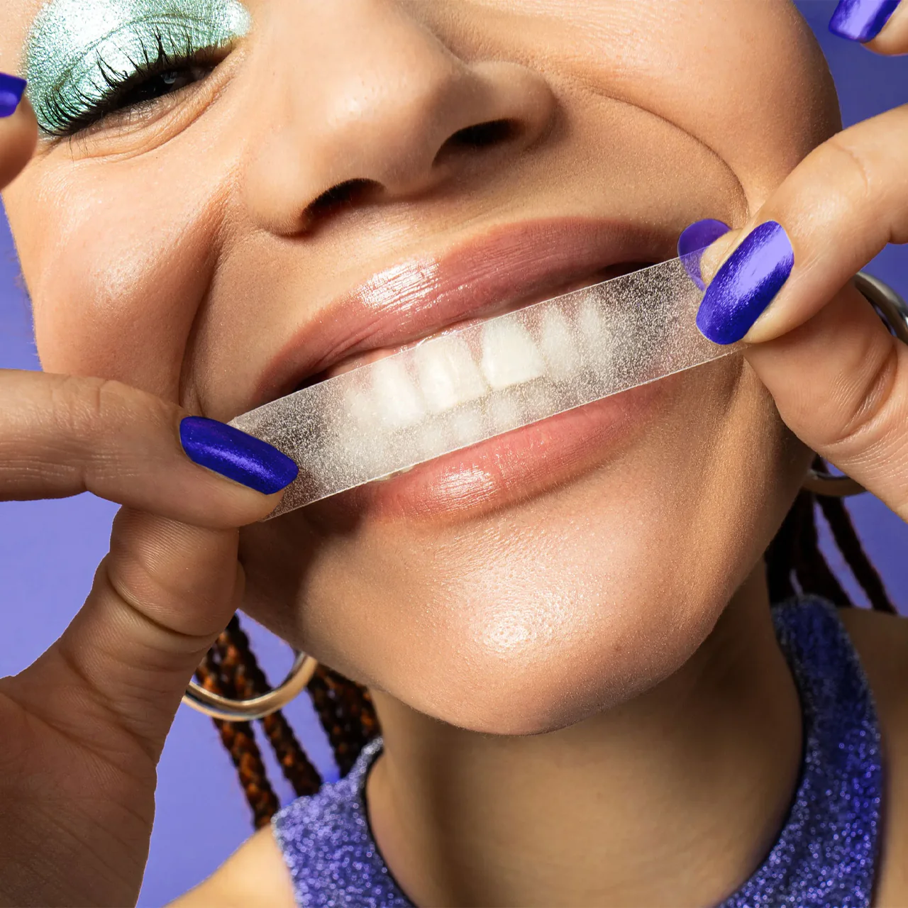 pop - Teeth Whitening Strips, Mint | 7 x 2 Strips - Image 2