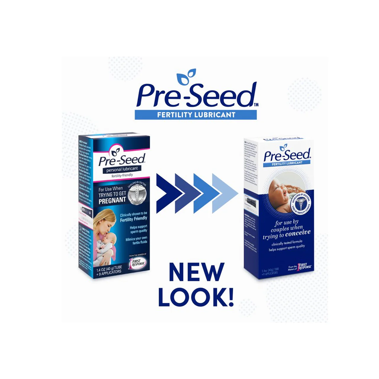 Pre-Seed by First Response Personal Lubricant - Fertility-Friendly | 40 mL Tube + 9 Applicators - Image 3