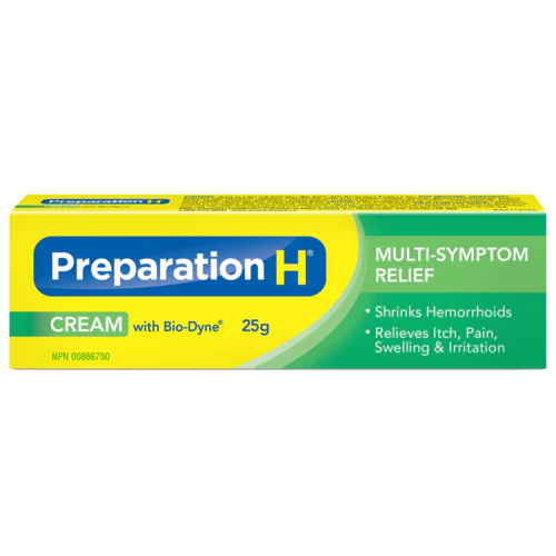 Preparation H Multi-Symptom Relief Cream with Bio-Dyne | 25 g