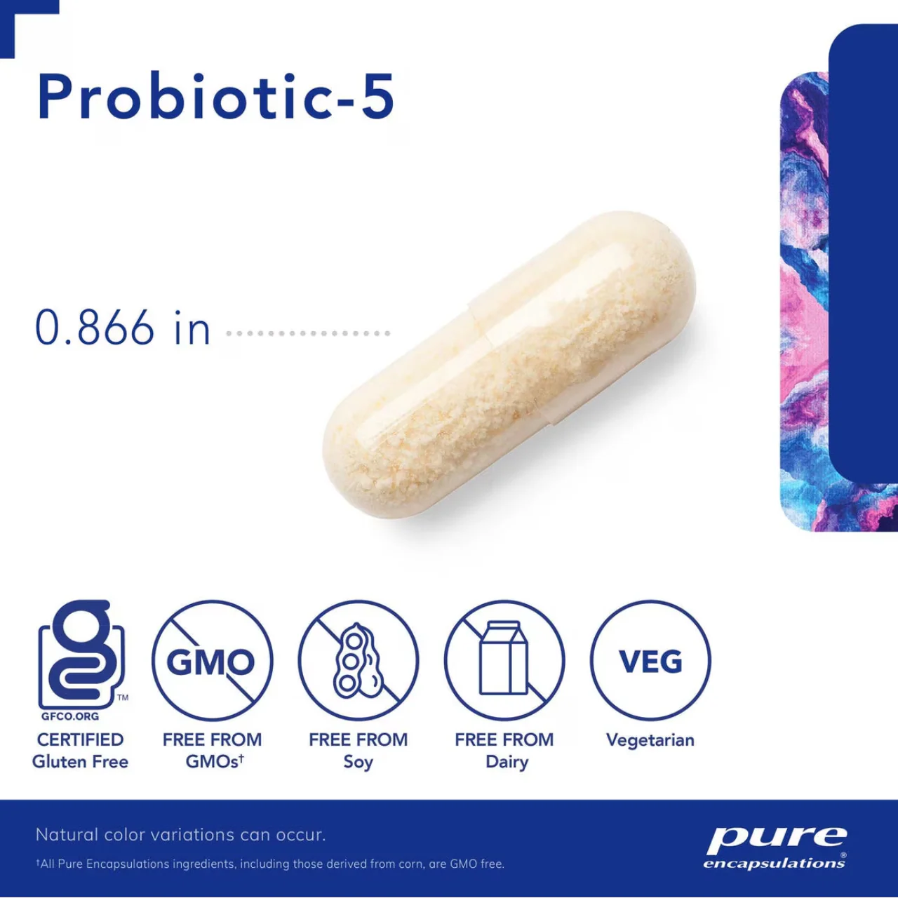 Pure Encapsulations - Probiotic 5 | 60 Capsules - Image 3