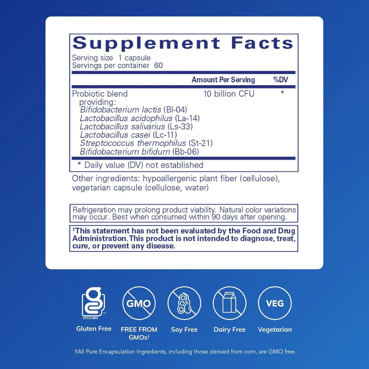 Pure Encapsulations - Probiotic G.I. | 60 CapsulesĀ - Image 2