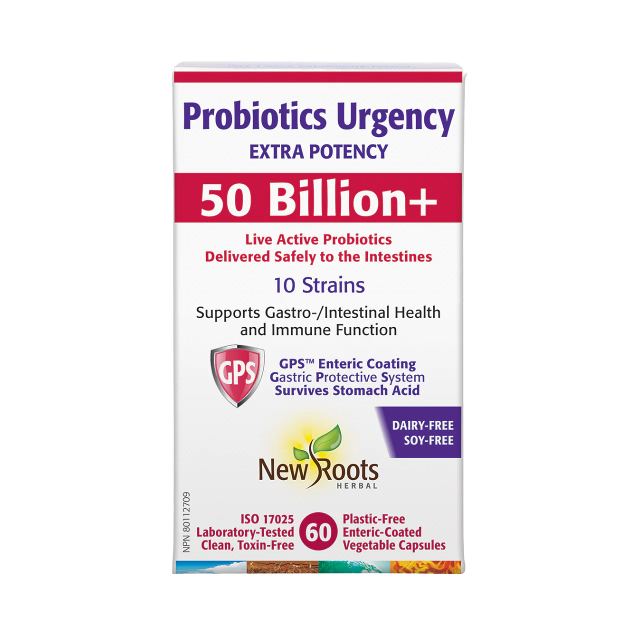 New Roots - Probiotics Urgency Extra Potency | 60 Capsules