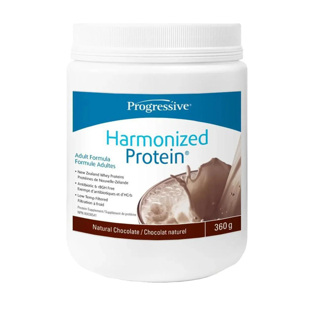 Progressive - Harmonized Protein Supplement - Adult Formula - Natural Chocolate Flavour | 360g*